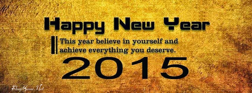 Ảnh bìa Facebook năm mới 2015 đẹp nhất