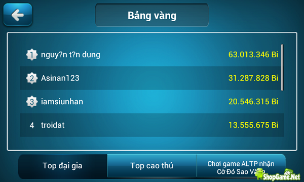 Biêng Online - Mạng xã hội đánh bài online